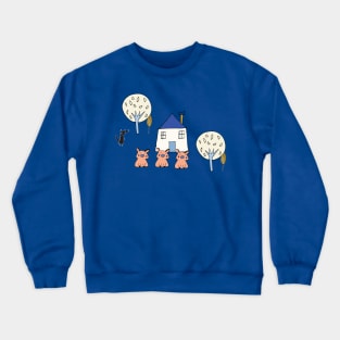 Tree Little Pigs Crewneck Sweatshirt